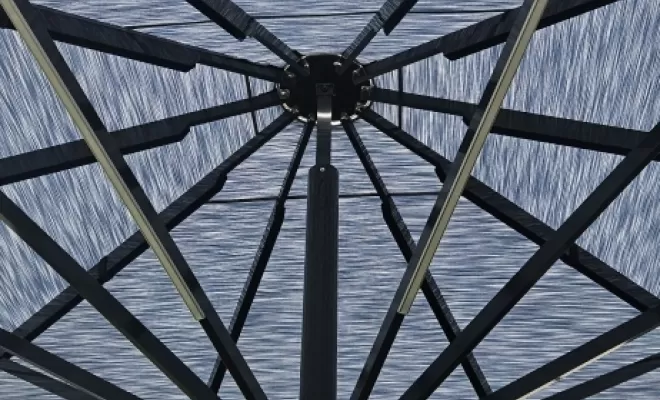 Parasol professionnel à la Villa bleu à Cambo les bains , Bayonne, Caballero Stores