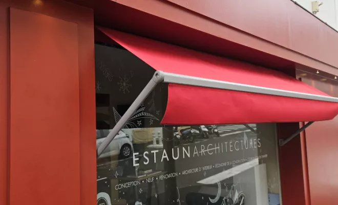 Pose de store brase droit, Bayonne, Caballero Stores